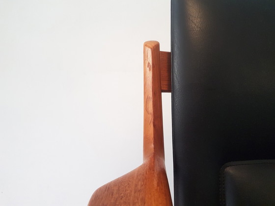 Image 1 of Vintage Arne Vodder 341 armchair in teak and leather