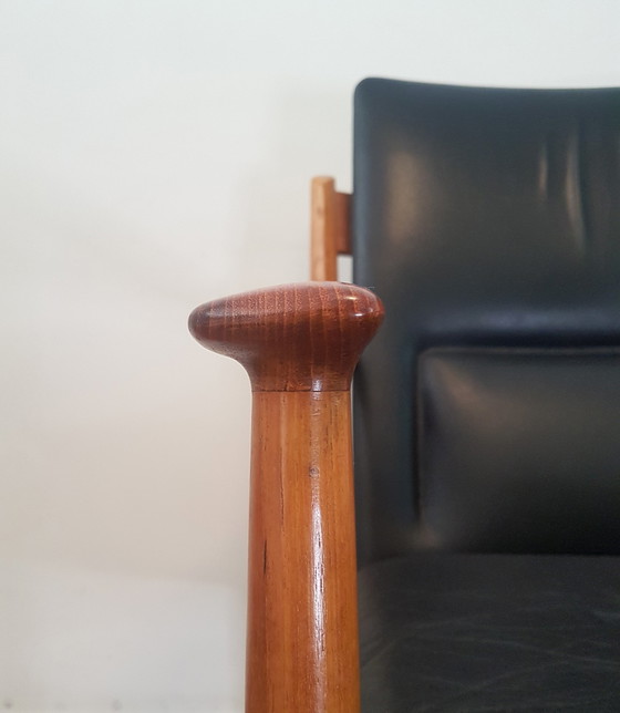 Image 1 of Vintage Arne Vodder 341 armchair in teak and leather