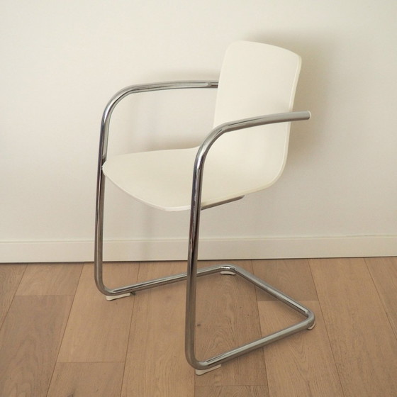 Image 1 of Vitra Hal Re Cantilever Office Dining Chair By Jasper Morrison