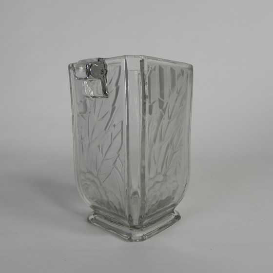 Image 1 of Glass Art Deco Vase, Maison Spip, 1930s