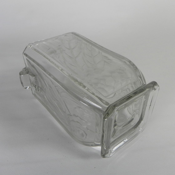 Image 1 of Glass Art Deco Vase, Maison Spip, 1930s