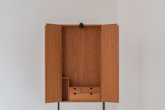 Image 1 of Rare wardrobe designed by Hadsten Träindustri and produced by Akuma, Denmark 1960s. 