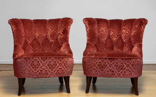 2x Slipper Club Armchairs Norway