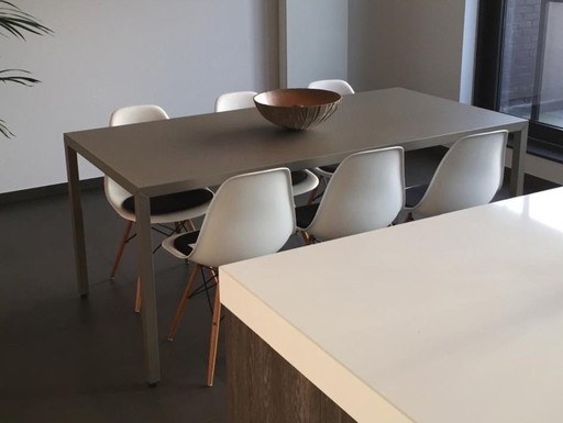 Mdf Italia Dining Table Steel