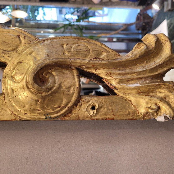 Image 1 of Vintage mirror in carved wooden frame, Spain