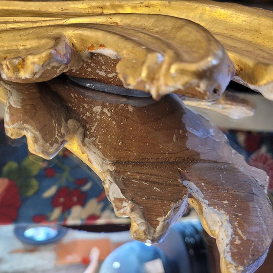 Image 1 of Vintage mirror in carved wooden frame, Spain