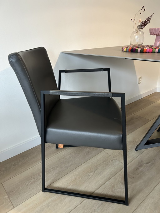 6x Dining Table Chairs From Enzo Luca