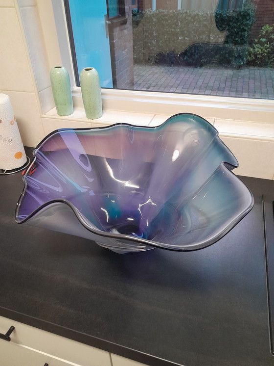 Image 1 of Vaas Susan Anne Glass Art Bowl