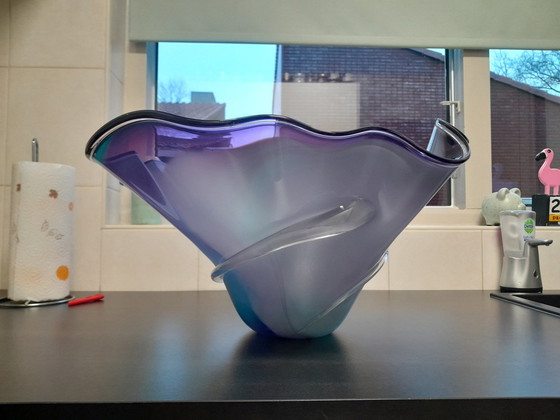 Image 1 of Vaas Susan Anne Glass Art Bowl