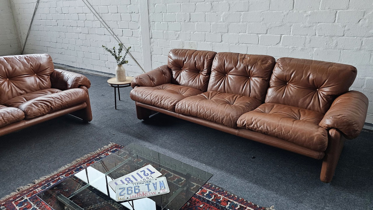 今話題のアイテムを ITALIA B B C COUCH LEATHER SOFA LEATHER CORONADO ITALIA B その他