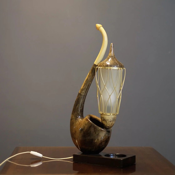 Image 1 of The so called "Pipe lamp" by Aldo Tura.