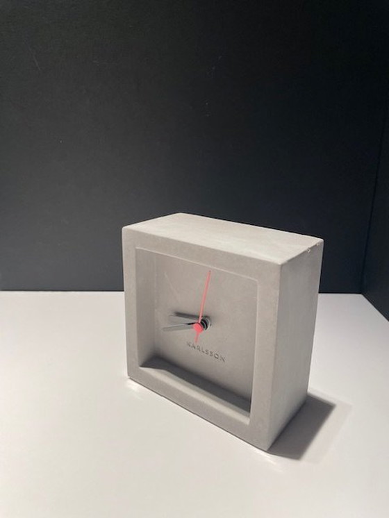 Image 1 of Karlsson Clock And Alarm Clock 'Franky' - Concrete