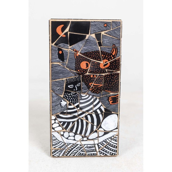 Image 1 of Vintage abstract sculpture by Guillaume Siméon