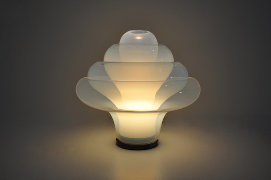 Image 1 of LT305 Lotus table lamp by Carlo Nason for Mazzega, 1960s