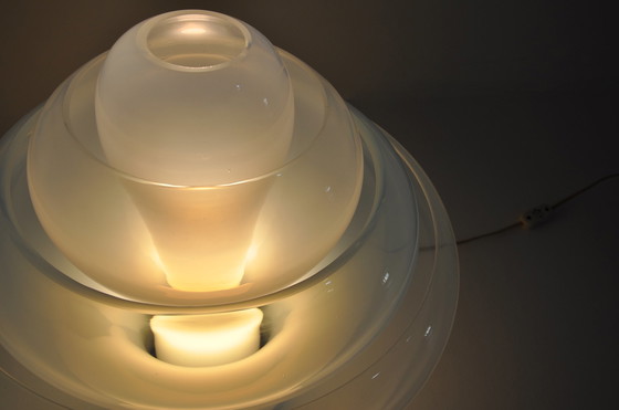 Image 1 of LT305 Lotus table lamp by Carlo Nason for Mazzega, 1960s