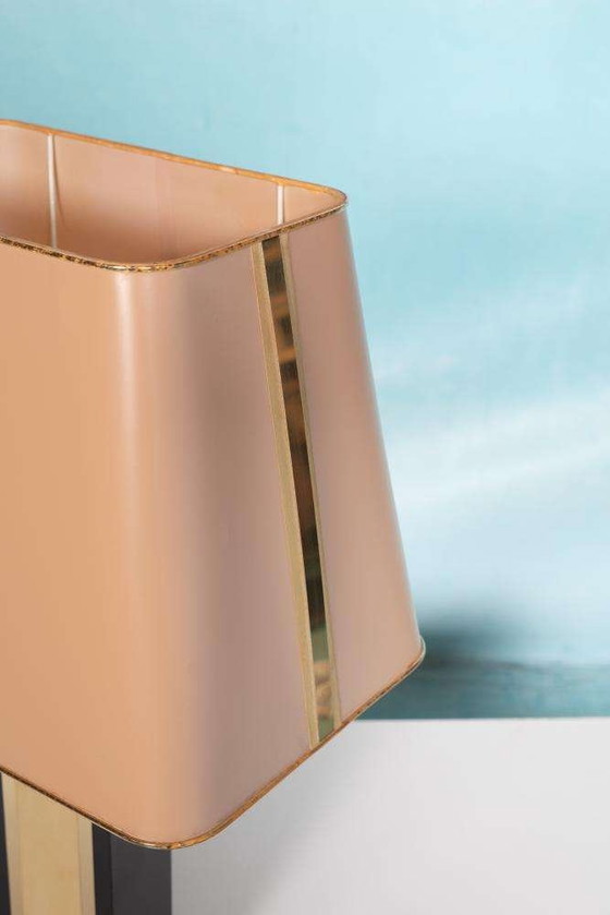 Image 1 of Lampada da tavolo vintage in stile hotel chic, lampada da tavolo Regency anni '70