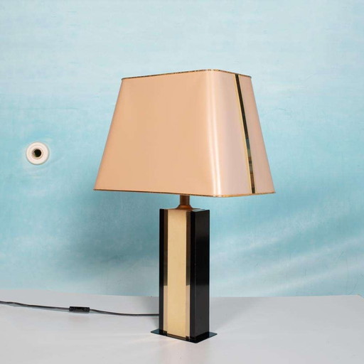 Vintage design hotel chic table lamp, Regency table lamp 70s