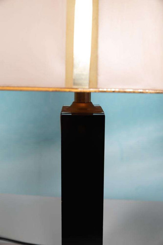 Image 1 of Lampada da tavolo vintage in stile hotel chic, lampada da tavolo Regency anni '70