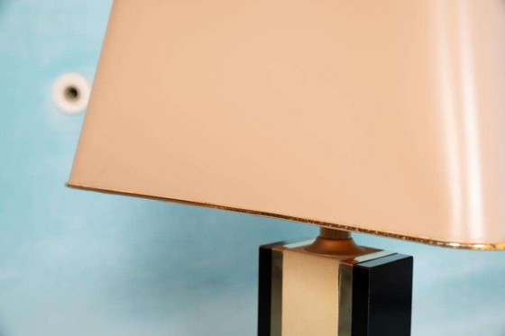 Image 1 of Lampada da tavolo vintage in stile hotel chic, lampada da tavolo Regency anni '70