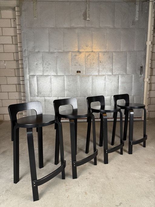 4X Artek K65 Barstool