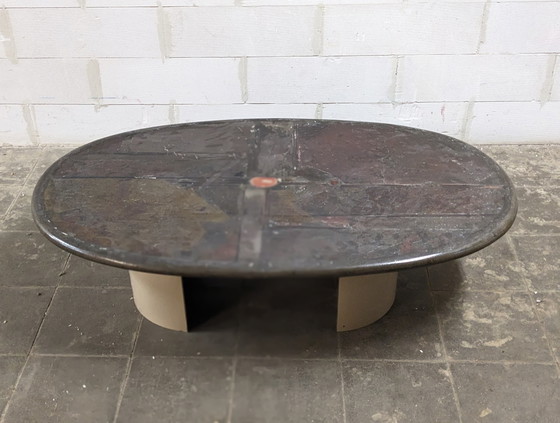 Image 1 of Table basse originale de Paul Kingma datant de 1988.