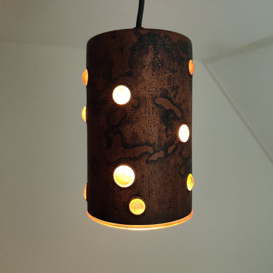 Image 1 of 2 pendant lamps by Peill and Putzler designer Nanny Still