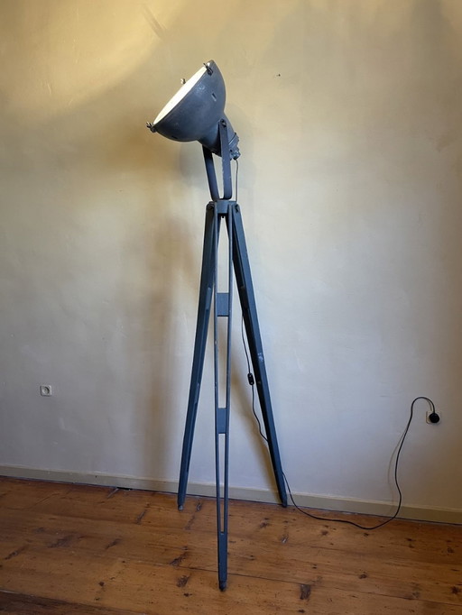 Floor Lamp Floor Lamp Standing Lamp On Old Tripod Industrial French