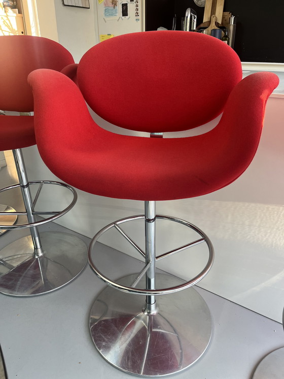 Image 1 of 4x Artifort Tulip bar stool