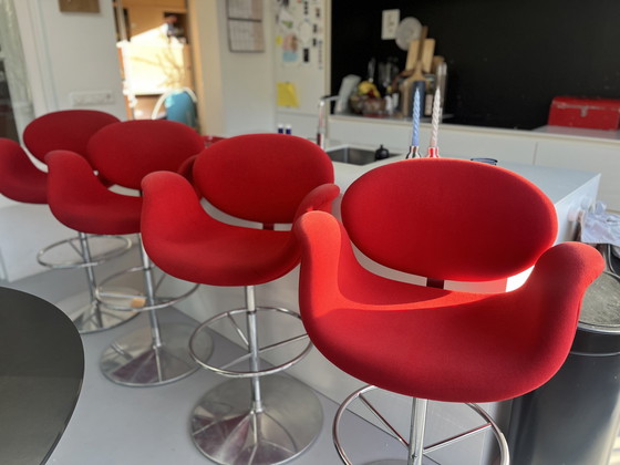 Image 1 of 4x Artifort Tulip bar stool