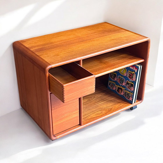 Image 1 of Mobili vintage danesi per LP, mobili audio Salin Nyborg