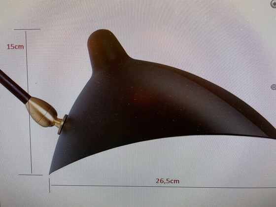 Image 1 of Serge Mouille Three Arm Multi-Light Pendant Lamp