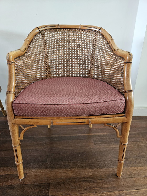 Image 1 of Giorgetti armchair Bamboo