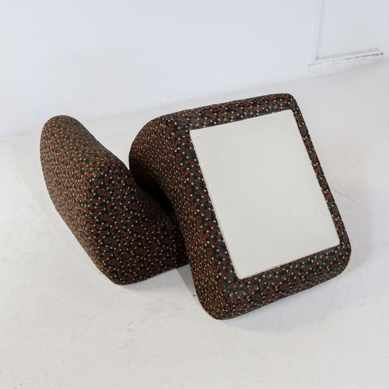 Image 1 of 2x Fauteuil de salon vintage à fleurs