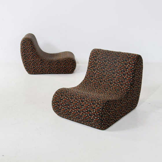 Image 1 of 2x Fauteuil de salon vintage à fleurs