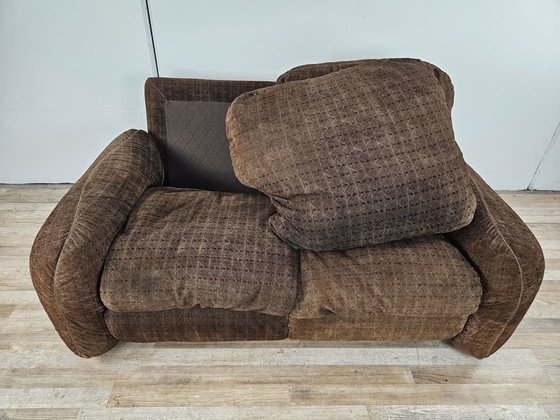 Image 1 of 70S Two Seater Sofa Piumotto By Arrigo Arrigoni For Busnelli