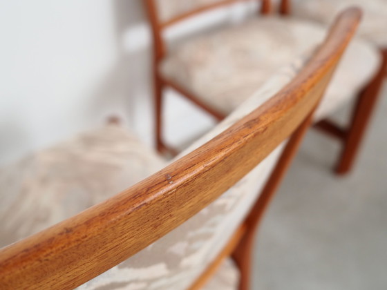 Image 1 of Set Of Four Teak Chairs, Danish Design, 1970S, Production: Denmark