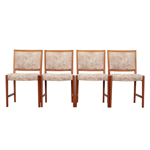 Set Of Four Teak Chairs, Danish Design, 1970S, Production: Denmark