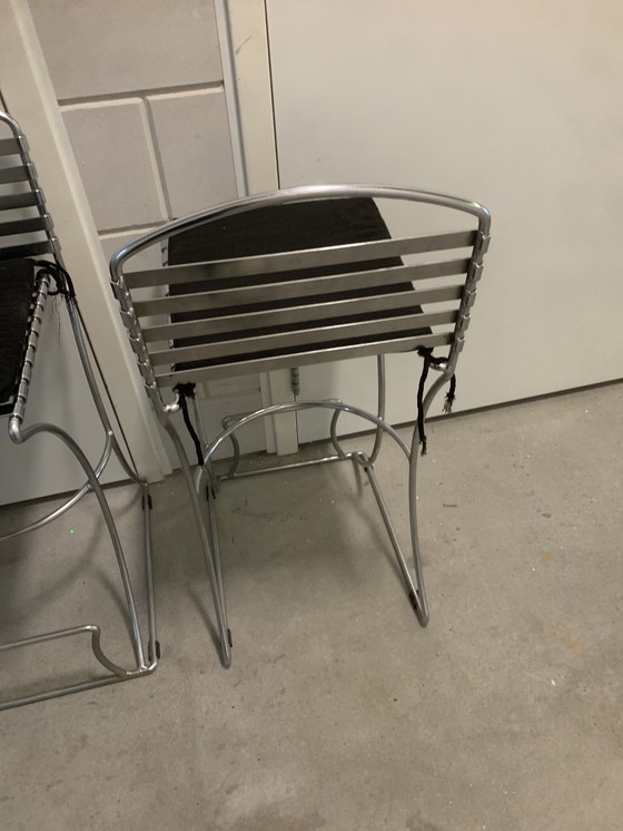 Image 1 of 4X Metal Barstool