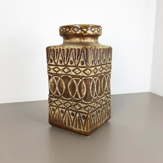 Image 1 of Vintage pottery floor vase by Bodo Mans from Bay Ceramics, Germany, 1970s