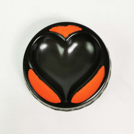 Image 1 of Vintage ceramic card ashtrays, Germany 1960s