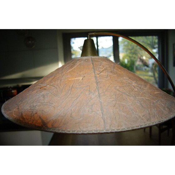 Image 1 of Vintage German brass reading lamp, 1950