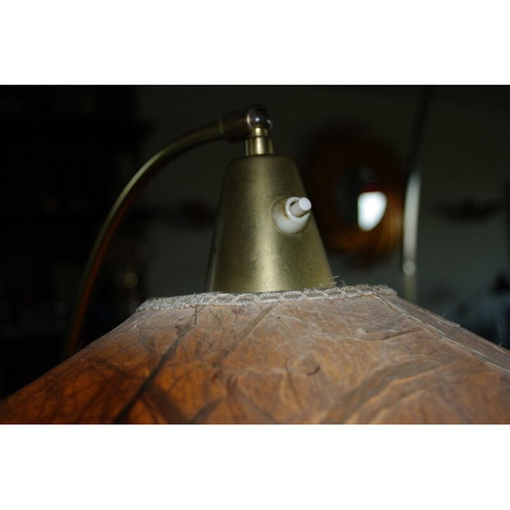 Image 1 of Vintage German brass reading lamp, 1950