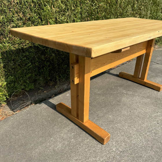 Image 1 of Les Arc Table, Bench And Stool