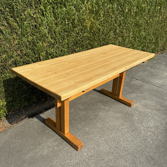 Image 1 of Les Arc Table, Bench And Stool