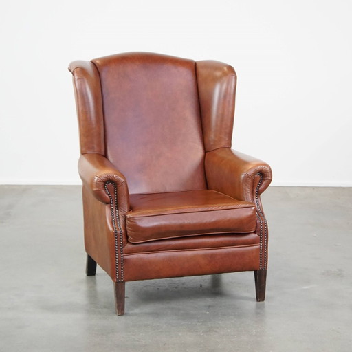 Beef Leather Ear Armchair