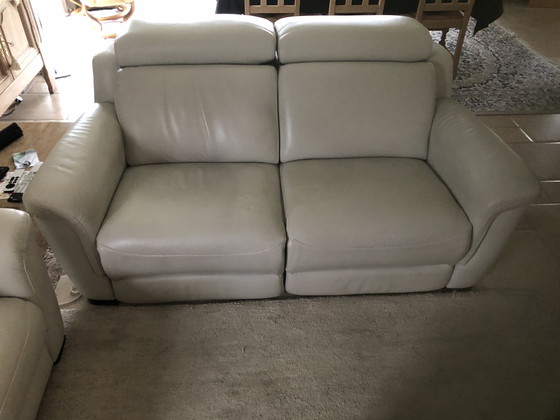 Image 1 of Chairhouse Leather Relax 2 Seat And A 2.5 Sofa.