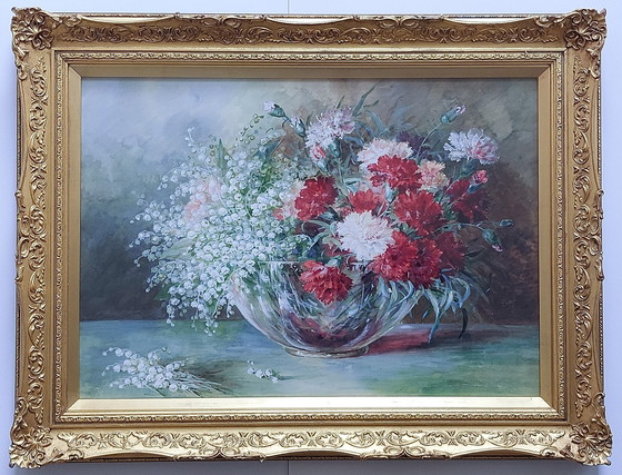 Image 1 of Dutch School (Xx) Still Life With Flowers