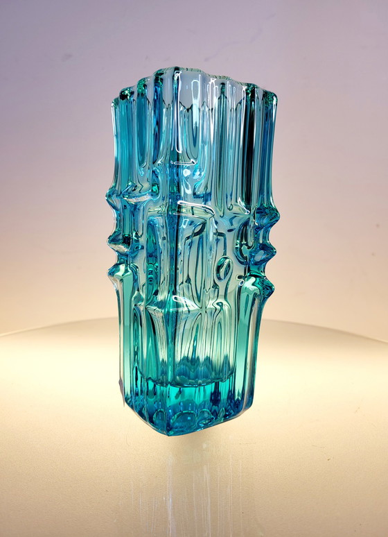 Image 1 of Vaso di design vintage in vetro, Vladislav Urban, Sklo Union Rosice, 1960, Slovacchia