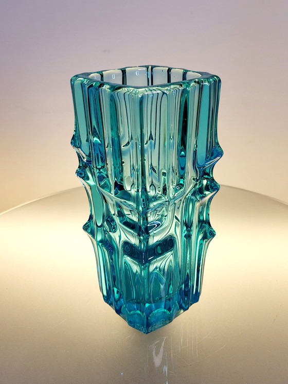 Image 1 of Vaso di design vintage in vetro, Vladislav Urban, Sklo Union Rosice, 1960, Slovacchia