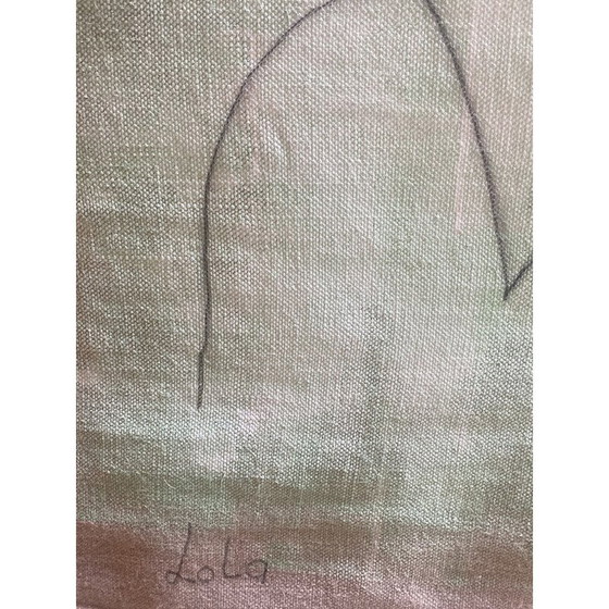 Image 1 of Vintage canvas Jota by Ferrand André, 1998